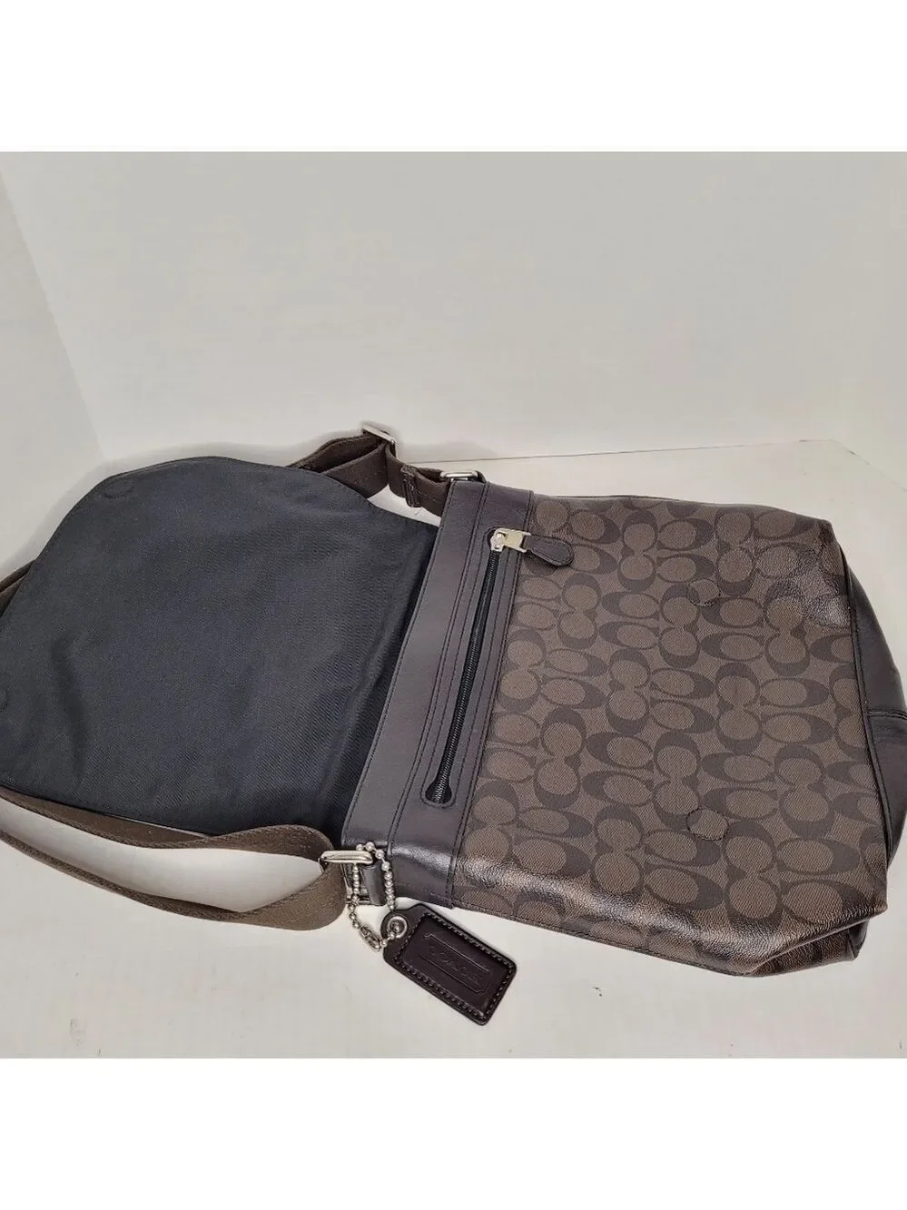 Coach Signature C's Houston Map Bag E1777-F54771